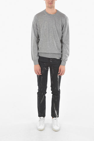 Cashmere And Silk Blend Crewneck Sweater