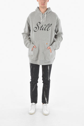 JUNYA WATANABE CARHARTT Brushed Cotton Printed STILL Hoodie