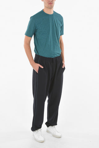 ZZEGNA 2 Pocket Elastic Waistband Sweatpants