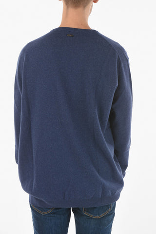 Crew Neck Wool and Cashmere Sweater