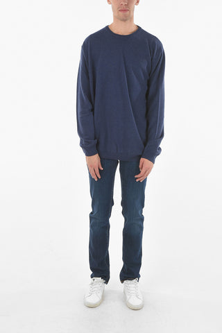 Crew Neck Wool and Cashmere Sweater
