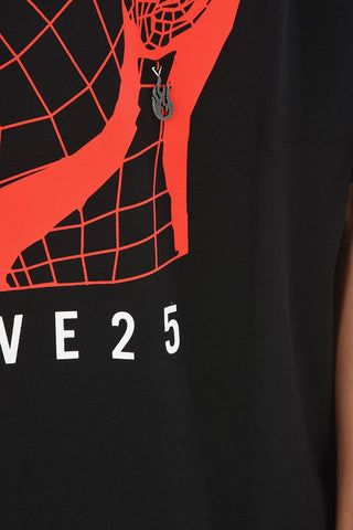 T-shirt Stampata NOVE 25 Girocollo Con Logo Ricamato