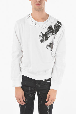 SILVER BELLS T-shirt A Maniche Lunghe Con Stampa E Spille
