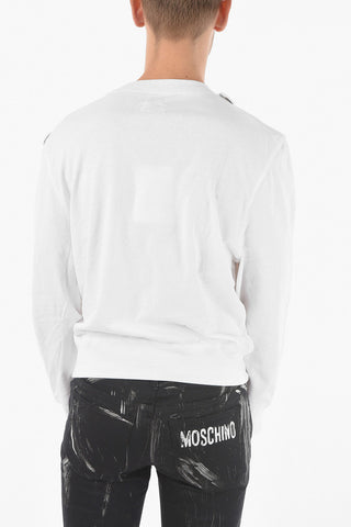 SILVER BELLS T-shirt A Maniche Lunghe Con Stampa E Spille