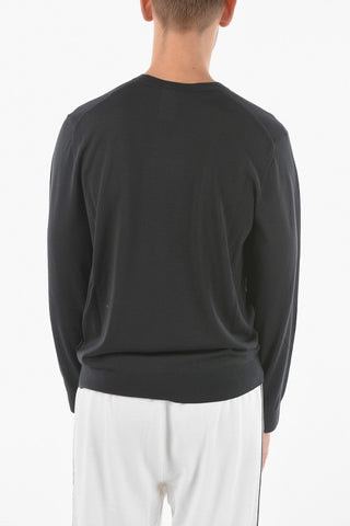 ZZEGNA Long-Sleeved Crew Neck Wool Sweater