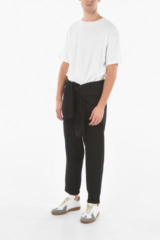 Loose Fit HYBRID Joggers with Sleeves to Tie at the Waist