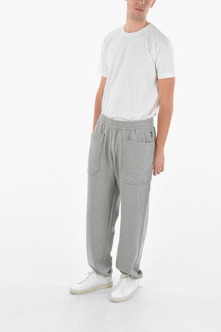 ZZEGNA Brushed Cotton Multipocket Sweatpants