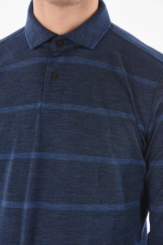 Long-sleeved Balanced Stripe Polo