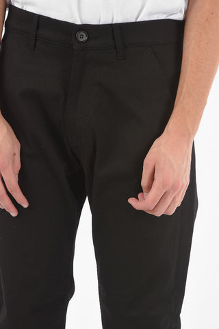 Denim Cargo Pants with Embroidered Logo