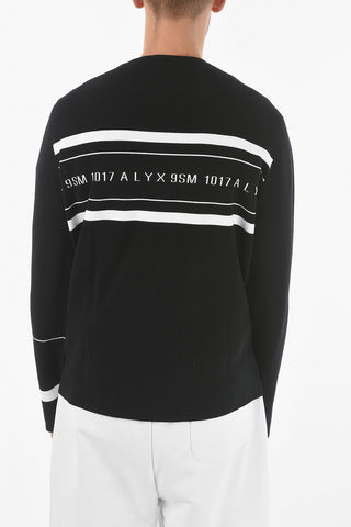 Crewneck Sweater With Printed Logo