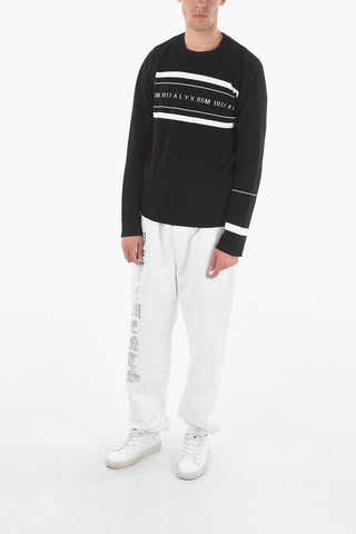 Crewneck Sweater With Printed Logo