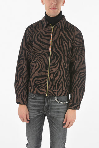 Animalier Print Coach Jacket