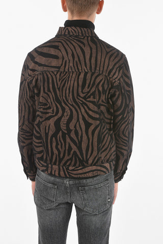 Animalier Print Coach Jacket