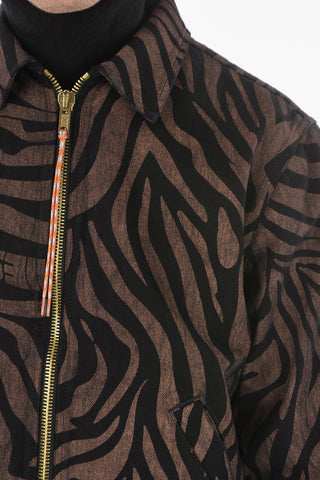 Animalier Print Coach Jacket