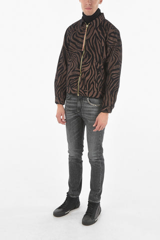 Animalier Print Coach Jacket