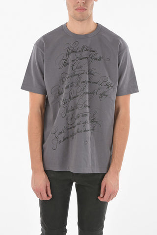JUNYA WATANABE Short Sleeved Crewneck Printed T-shirt