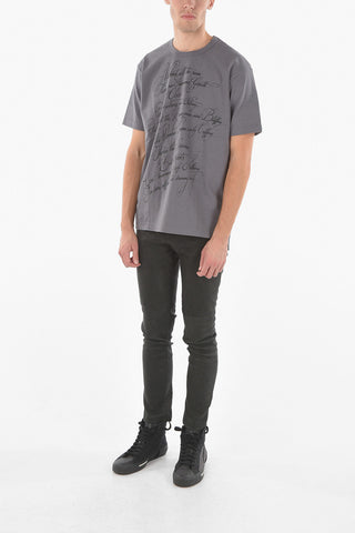 JUNYA WATANABE Short Sleeved Crewneck Printed T-shirt