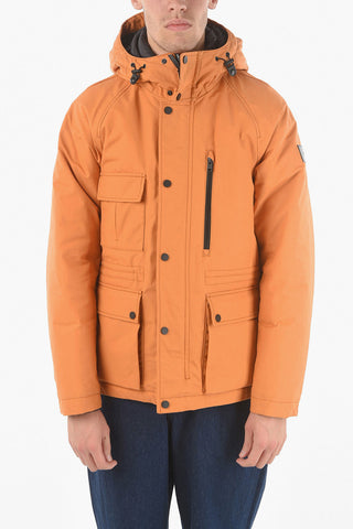 Hooded Utility Jacket With Drawstring