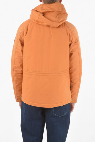 Hooded Utility Jacket With Drawstring