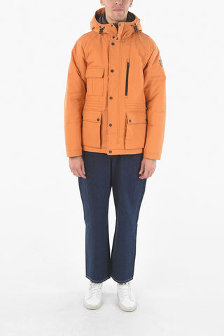 Hooded Utility Jacket With Drawstring