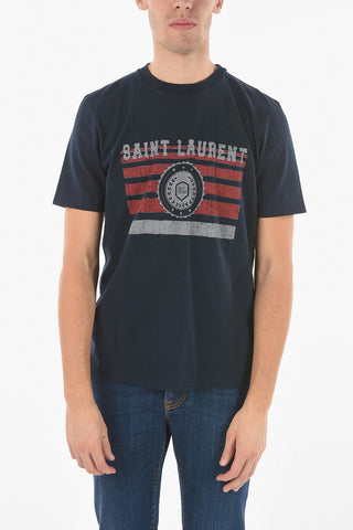 Crewneck Logo Print Short Sleeved T-shirt