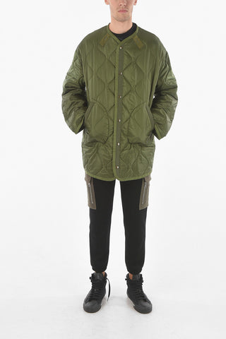 JUNYA WATANABE Parka Trapuntato in Nylon con Stampa