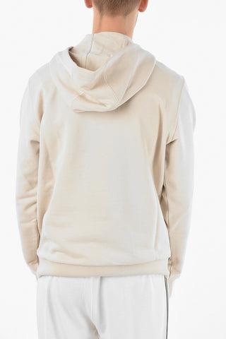 ZZEGNA Hooded Cotton Swearshirt with Embroidered Logo