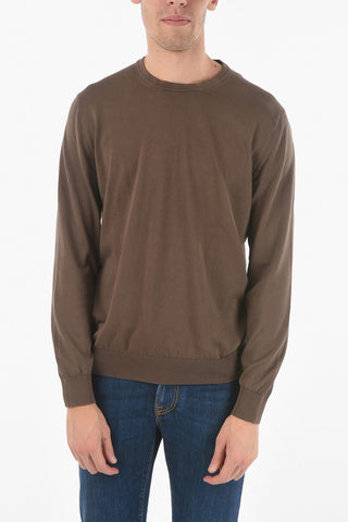 Crew Neck Cotton Sweater