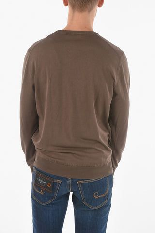 Crew Neck Cotton Sweater