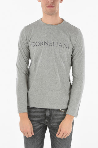 CC COLLECTION Printed Logo Long-sleeved T-Shirt