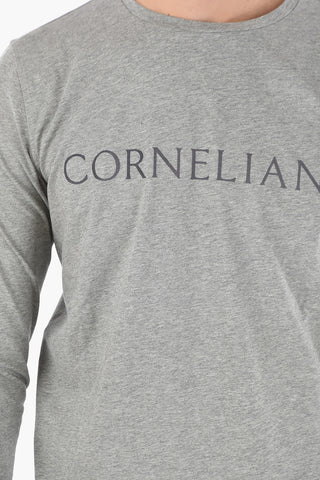 CC COLLECTION Printed Logo Long-sleeved T-Shirt