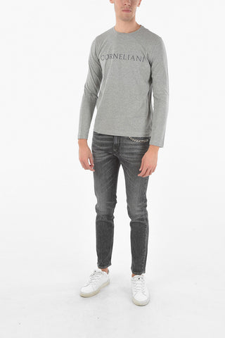 CC COLLECTION Printed Logo Long-sleeved T-Shirt