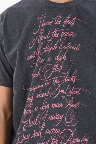 JUNYA WATANABE Short Sleeved Crewneck Printed T-shirt