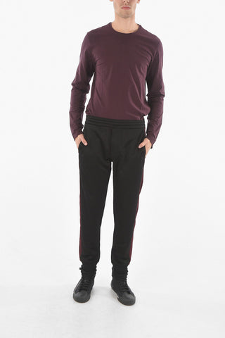 Joggers Con Bande Laterali A Contasto E Coulisse