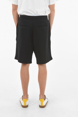 COUTURE! Shorts in Cotone Felpato con Logo in Lettering