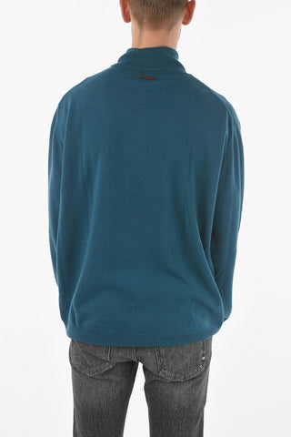 Turtleneck Wool and Cashmere Sweater