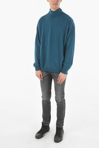 Turtleneck Wool and Cashmere Sweater