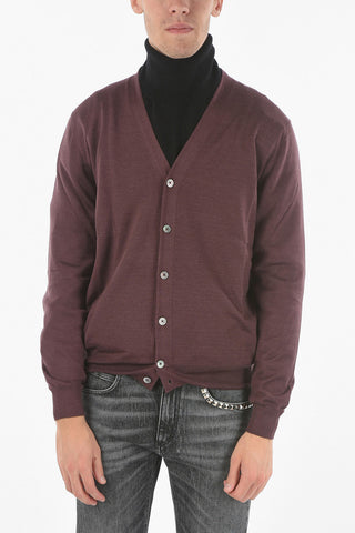 SARTORIA Cardigan in Cashmere e Seta con Scollo a V