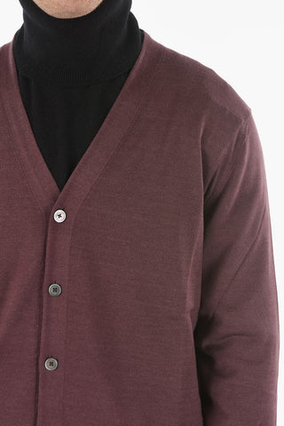 SARTORIA Cardigan in Cashmere e Seta con Scollo a V