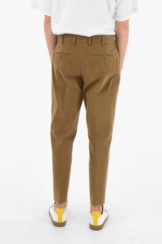 Twill Cotton Chino Pants with 5 pockets
