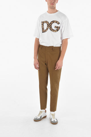 Twill Cotton Chino Pants with 5 pockets