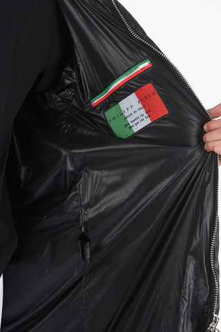 Piumino Lungo Con Stampa