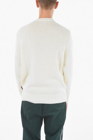 Wool Blend SKI-TEAM Crewneck Jumper