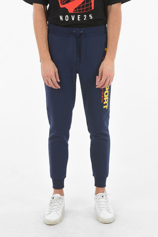 Fleece Pants With Maxi logo Print 