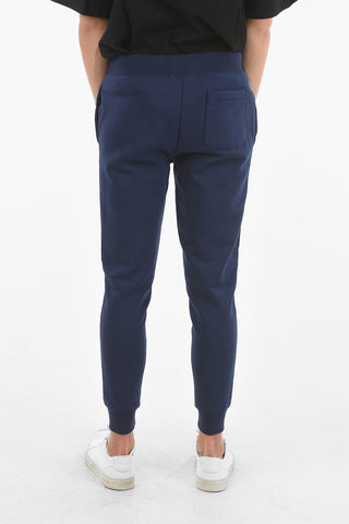 Fleece Pants With Maxi logo Print 
