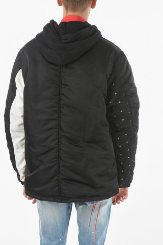 Hooded 2 Pockets Padded Jacket