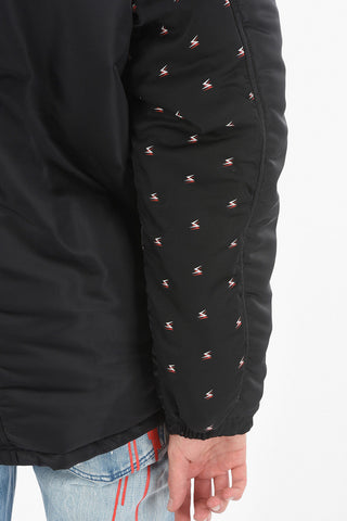 Hooded 2 Pockets Padded Jacket