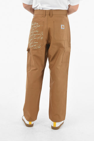 JUNYA WATANABE CARHARTT Ruck Work pants With Printed Pocket