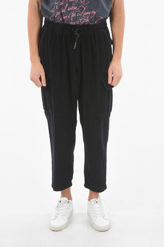 Corduroy Cargo Pant With Drawstring