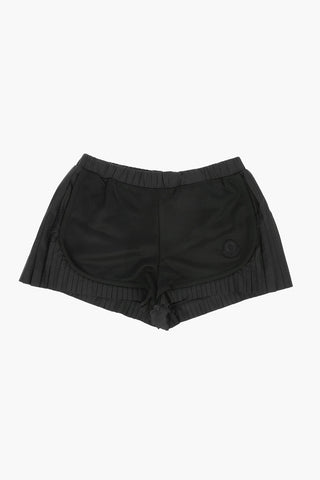 Drawstring Waist Pleated Shorts